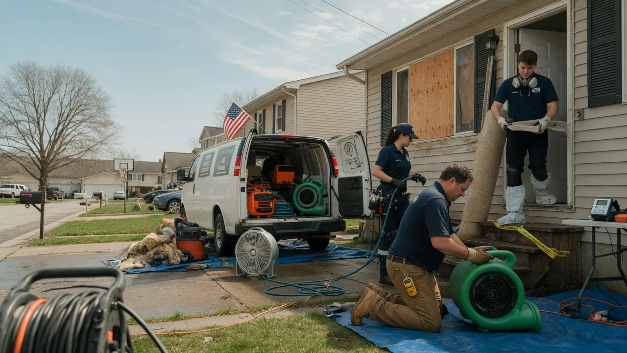 Water Damage Restoration in Warbranch, KY near me